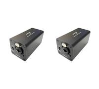Kueohse 2X ReduccióN de Ruido del Aislador de Audio, Elimina el Ruido Actual, Caja de ConexióN una DI, Aislador de Audio del Mezclador XLR 6.5, MAI-130 Mono