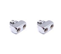 Kueohse 2X Regulador de Buceo Conectado A Conector en T de 3 Vías 1X9/16-18 2A UNF A 2X3/8-24 UNF