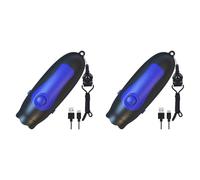 Kueohse 2X Silbato Electrónico, Silbato Fuerte para Entrenadores, Volumen de 3 Tonos y 3 Sonidos de Silbato Diferentes Ajustables