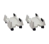 Kueohse 2X Soporte de CPU Soporte de Piso para Computadora de Torre de Escritorio MóVil Ruedas Giratorias Soporte Universal para Computadora de PC de Ajustable