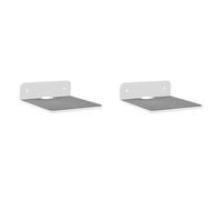 Kueohse 2X Soporte de Pared para Altavoz PortáTil Multifuncional, Estante de Pared para CáMara Web, TeléFonos MóViles, Enrutador, Altavoz,