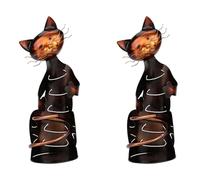 Kueohse 2X Soporte para Vino de, Soporte para Vino en Forma de, Soporte de Metal para Botella de Vino de, Escultura