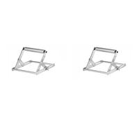 Kueohse 2X Soporte Plegable de Acero Inoxidable de Soporte de Material de Máquina de Corte Ajustable para Soporte de Corte Elevador de Banco de Trabajo,A