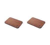 Kueohse 2X Tabla de Cortar de Madera para Cortar Alimentos, para Acampar Al Aire Libre, Verduras, Frutas, Carnes, Tabla de Cortar para Cortar Pan, L