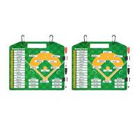 Kueohse 2X Tablero Magnético de Alineación de Béisbol, Tablero de Alineación de Borrado en Seco, Tablero de Alineación de Softbol Reutilizable para Entrenamiento de Béisbol