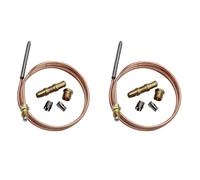 Kueohse 2X Termoacoplador para Ensamblaje de Piloto de Control de Termostato Reemplazo 1980-036 Broche para Termopar Universal (36 Pulgadas)