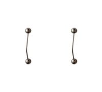 Kueohse 2X Tiradores de Barra para Muebles de Diseño, Pomos de Cajón Francés de Alta Gama con Tiradores Redondos de Bola para Tocador.