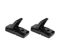 Kueohse 2X Trampa para Ratones Trampa para Ratones Dedos en Trampa para Ratas Negro