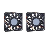 Kueohse 2X Ventilador de RefrigeracióN de Alta Velocidad de 120 mm y 12 cm FFB1212SH 12025 12V 1.24A Caja de Inversor de Servidor de Refrigerador Ventiladores Industriales