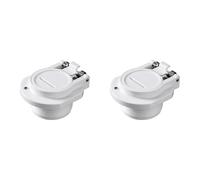 Kueohse 2X W400BWHP Cerradura de Seguridad para Aspiradora, Adaptador de Aspiradora de Piscina de Rotación Libre para Manguera Limpiador de Piscinas Accesorio de Pared