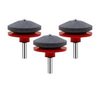 Kueohse 3 PIEZAS Afilador de Cuchillas Embotadas para Cortacésped,Herramienta de Afilador Cuchillas para Cortacésped,Afiladores de Cuchillas,Kit de Afilador de Cuchillas para Cortacésped