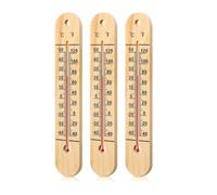 Kueohse 3 Piezas de Termómetro de Pared para Interiores y Exteriores, Termómetros Grandes para Patio, Termómetro de Doble Escala para Medir la Temperatura de la Piscina del Hogar