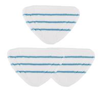 Kueohse 3 unidades de almohadillas de repuesto para mopa de vapor, triángulo, lavable, limpieza de suelo, microfibra, cabezal de fregona de vapor, accesorios