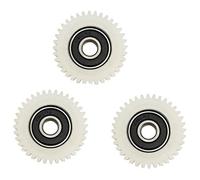 Kueohse 3 Unids 36 Dientes 38Mm Nylon ElectróNico Motor Gear Engranajes de Rodamiento de Bolas para Bicicleta EléCtrica Bicicleta