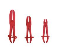Kueohse 3 Unids/Set Kit Alicates para Abrazaderas Manguera Flexible Coche Abrazadera Sellado Freno,Abrazadera Corte Línea Combustible Herramientas para Reparar Tuberías Agua de Automóviles