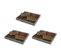 Kueohse 30 Juegos Mini Madera Combinada NúMero Precio Cubo Etiqueta JoyeríA NúMero Ajustable Etiqueta de Precio Titular de la Tarjeta Soporte B