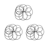 Kueohse 30 Juntas TóRicas Métricas de Caucho de Nitrilo Negro de 100 mm de DiáMetro Exterior de 3 mm de Grosor