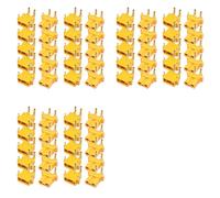 Kueohse 30 Pares de Conectores de Placa PCB para Motor ESC XT30PW, Conector Banana Dorado, Hembra, Macho, XT30, Actualización en Ángulo Recto para Modo RC.