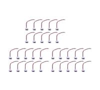 Kueohse 30 Piezas Conector USB Tipo C Jack Hembra Tipo C con Hebilla de Tarjeta Puerto de Carga RáPida de Alta Corriente Conector de Cargador USB-C B