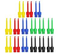 Kueohse 30 Piezas de Pinzas de MedicióN, Puntas de Prueba, Pinza de Prueba de Cable de MultíMetro, Mini Juego de Sondas de Prueba ElectróNicas, Sujetador de Probador de Pcb