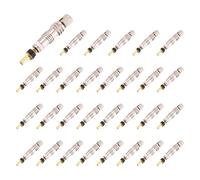 Kueohse 30 Piezas NúCleo Sin CáMara de Repuesto para Bicicleta Presta Valve Core para Bicicleta de Carretera Sin CáMara, Accesorios para Bicicleta