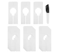 Kueohse 30 separadores de armario para colgar ropa - Divisores rectangulares de tamaño de ropa, color , juego de divisores con marca