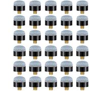 Kueohse 30 Uds. de Puntas de de Billar de 12 Mm/13 Mm, Virolas de Rosca, Accesorios de Repuesto para Piscina de Billar