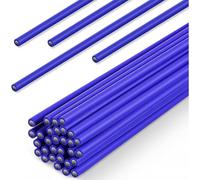 Kueohse 30 Varillas de Soldadura con Revestimiento de Fundente Bcup-5, Soldadura de Plata, Aleación de Cobre Fosfórico, Varillas de Soldadura Planas para Aire Acondicionado.