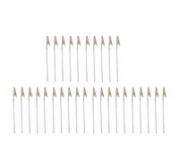 Kueohse 30 X Clips de Metal de Cocodrilo con Tallo de Alambre Abrazaderas de Cocodrilo para Memorándu Sostenedor de Tarjeta de Nota