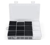 Kueohse 300 Piezas 3: 1 Kit de Tubos TermorretráCtiles con Pegamento Tubo de Pared Doble 2,4/3,2/4,8/6,4/7,9/9,5/12,7 Mm Envoltura de Forrada con Adhesivo