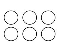 Kueohse 30Pcs 66 mm X 60 mm X 3 mm Juntas de Sello de Aceite de Goma o Anillo Negro Mecánico