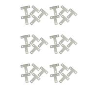 Kueohse 30pzs Placa de Angulo Apoyo de Esquina Soporte de Reparacion en Forma de T 40 mm X 40 mm