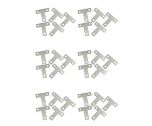 Kueohse 30pzs Placa de Angulo Apoyo de Esquina Soporte de Reparacion en Forma de T 40 mm X 40 mm