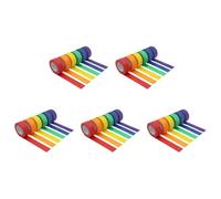 Kueohse 30x Cinta de Enmascarar de Colores,Pintores de Colores para Manualidades,Etiquetado o CodificacióN-6 Rollos de Diferentes Colores-Cinta de Enmascarar 1 Pulgadax13 Yardas(2.4Cmx12M)