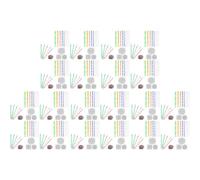 Kueohse 320 Piezas Mandala Herramientas de Puntear para Pintar Rocas Kit de Plantillas de Mandala Bola Stylus Escultura de Arcilla Herramientas de Talla