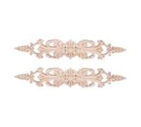 Kueohse 33 cm x 6 cm Pegatinas Talladas Rayas Esquina Apliques Muebles Figuras Tallado en Madera