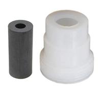 Kueohse 35 X 20 X 8 mm Accesorios para máquinas de chorro de , Boquilla de carburo de boro puro I, Punta de chorro de , Boquilla de chorro