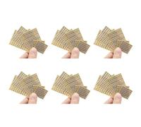 Kueohse 36 Hojas Etiquetas Engomadas PequeñAs de 0,12 Pulgadas con Números del Alfabeto Etiquetas Engomadas Autoadhesivas de AleacióN con Purpurina Letras Doradas/Plateadas (3Mm)