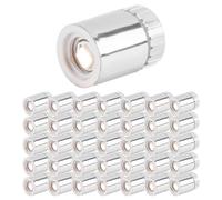 Kueohse 36 luces LED en miniatura para casa de muñecas, luces LED en miniatura para manualidades, funciona con pilas ( cálido)