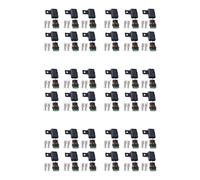 Kueohse 36 Piezas ATO ATC Conjunto de Soporte de Fusibles ATC Kit de Enchufe de Fusible Sellado una Prueba de Agua Kit de Empalme de Cables Existentes