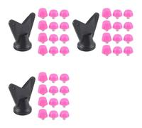 Kueohse 36 Uds. Clavos para Zapatos de Fútbol, Tacos para Botas de Fútbol, Tornillo Roscado M5, 7mm, 10mm, Pernos de Repuesto Antideslizantes, Color Rosa