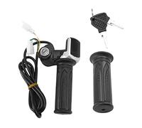 Kueohse 36V Manija del Acelerador de Bicicleta Eléctrica Universal con Indicador de Pantalla Led Velocidad Bloqueo de Teclas de la Pantalla de Potencia para el Scooter Eléctrico