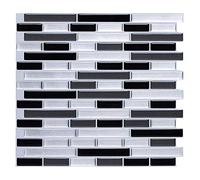 Kueohse 3D Pegatinas de Pared Ladrillo Papel Pintado Azulejo para Cocina BañO Protector Salpicaduras DecoracióN para el Hogar 28X23.5Cm