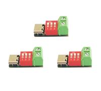 Kueohse 3PCS Tipo-C PD QC Trigger 5V-20V DC Módulo de Potencia de Voltaje Ajustable Ajuste de Voltaje Módulo de Señuelo de Carga Rápida