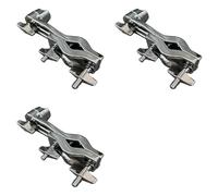 Kueohse 3X Abrazadera para Bastidor de Batería Soporte de Montaje Perilla de Metal Abrazadera Múltiple Universal Soporte de Extensión para Batería Abrazaderas Accesorios para Batería