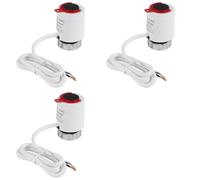 Kueohse 3X Actuador Térmico Eléctrico NC M30x1,5 mm Normalmente Cerrado 230V para Calefacción por Suelo Radiante Válvula Termostática de Radiador TRV