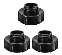 Kueohse 3X Adaptador IBC S100X8 para Reducir S60X6 Adaptador de Conector de Tanque IBC Conectores de Agua de JardíN de Repuesto