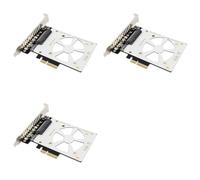 Kueohse 3X Adaptador U.2 A PCIE PCI Express 3.0 X4/X8/X16 A SFF-8639 Adaptador U.2 para 750 Adaptador NVMe PCIE U2 SSD SATA SSD de 2,5 Pulgadas