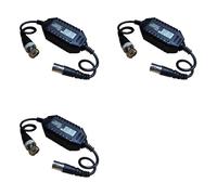 Kueohse 3X Aislador de Bucle, Video Balun Coaxial BNC Macho A Hembra, Antiinterferencias, CCTV, No Requiere Alimentación.