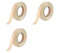 Kueohse 3X Canto de Abedul, Rollo de de Madera de 1,9 cm X 15,2 M, Preencolado, Flexible, para Proyectos de Bricolaje y Profesionales.